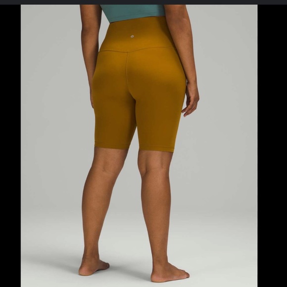 lululemon athletica Pants - Lululemon Align Biker Shorts in Gold Spice NWT
